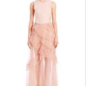 Bcbg BLUSH Women's Dress Avalon Open-Back Gown